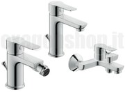 Duravit A.1 serie di rubinetti Miscelatore Monocomando per Lavabo Bidet E Vasca 3pz Cromo