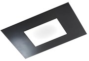 Plafoniera Contemporanea Pixel Metallo Nero Led 34W