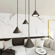 Lampada a sospensione Elit EMIBIG LIGHTING, dimmerabile, Nero, Soggiorno / Sala da pranzo, Metallo, Moderno, Lampada a sospensione
