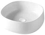Lavabo da appoggio PADDLE OLYMPIA CERAMICA tondo in ceramica bianco