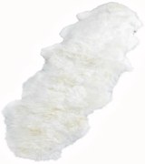 Montone bianco doppio, 60 x 240 cm - Native Natural