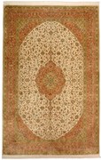 Cashmere Silk Tappeto orientale 280 x 180 Beige (Indian) Annodato A Mano