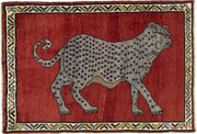 Gabbeh Tappeto persiano 80 x 110 Rosso (Iran) Annodato A Mano