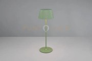 Suarez lampada da tavolo ricaricabile metallo pistacchio regolazion...