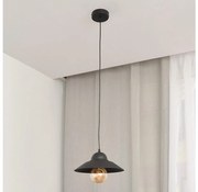 Lampadario a sospensione con filo SORAPIS 1xE27/15W/230V nero