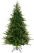 Albero di Natale artificiale Augusta verde H 240 cm x Ø 152 cm