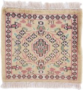 Agra Tappeto orientale 30 x 30 (Indian) Annodato A Mano