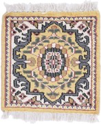 Agra Tappeto orientale 30x30 (Indian) Annodato A Mano