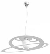 Bungee sospensione d.50 cm. 1 luce bianco 1197-s50-bi