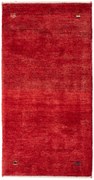 Gabbeh Tappeto persiano 60x140 Rosso (Iran) Annodato A Mano