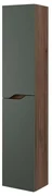 Colonna bagno sospesa 30x150 verde Maiori/Minori con ripiani interni