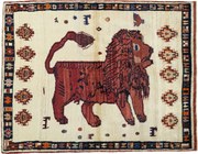 Gabbeh Tappeto persiano 190 x 150 Beige (Iran) Annodato A Mano