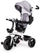 Triciclo girevole grigio con capottina ECOTOYS