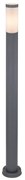 Lampione da giardino, Boston H 110 cm, grigio, IP44 GLOBO