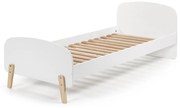 Letto bianco per bambini , 90 x 200 cm Kiddy - Vipack