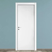 Porta battente Oxford neve bianco L 70 x H 210 cm reversibile