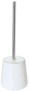 Portascopino wc in ceramica da appoggio linea Sidney bianca