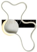 Clara-m b lampada da soffitto o parete bianca 90cm led integrato 28...