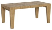 Tavolo allungabile Spimbo Premium in diverse finiture e dimensioni, Quercia Natura / 90x90/246 cm