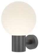 Lampada Da Parete Moderna Per Esterno Alluminio Nero 1 Luce E27 60W Ip54