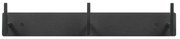 Attaccapanni da parete nero in metallo 44 cm Chapman – Spinder Design