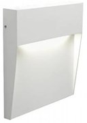 Applique Da Esterno Geo Square Alluminio E Termoplastica Bianco Led 6W 4000K