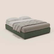 Ina sommier con ampio contenitore in microfibra smacchiabile ed impermeabile T11 verde