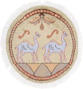 Agra Tappeto orientale 50x50 (Indian) Annodato A Mano