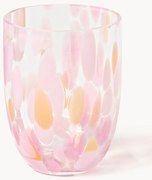 Bicchieri per acqua in vetro soffiato Big Confetti 6 pz