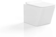 WC sospeso Bianco in Ceramica senza flangia CLEMONA