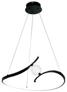 Lampadario LED a sospensione con filo PERLA LED/34W/230V nero