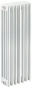 Radiatore acqua calda EQUATION Comby in acciaio 4 colonne, 7 elementi, interasse 813 mm, bianco
