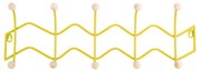 Attaccapanni da parete giallo in metallo 61 cm Zig Zag – PT LIVING