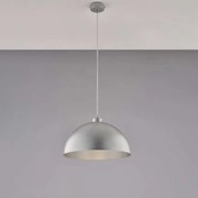 Bonetti Illumina Sospensione diametro 35 ferro in laccato bianco con decorazione argento antico 1 luce