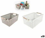 Cestino Multiuso Confortime Legno 37 x 23 x 15 cm (18 Unità)