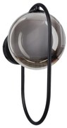 Applique CORDEL 1xG9/28W/230V nero/fumé nero