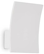 Applique Moderna Fix Metallo Bianco Led 5,5W 3000K Luce Calda