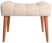 Pouf LUMI 40x58 cm crema