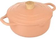 Casseruola 24 cm con coperchio rosa Pot Art