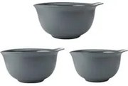 Set 3 ciotole grigie impilabili KitchenAid