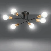Lampadario VEKEN 6B BLACK Colore del corpo Nero
