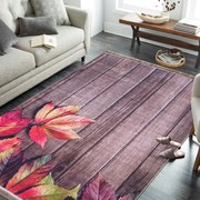 Tappeto dai colori vivaci con motivo a foglie Larghezza: 120 cm | Lunghezza: 180 cm