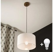Brilagi - LED Lampadario a cavo ANTHONY 1xE27/60W/230V rovere/noce/bianco