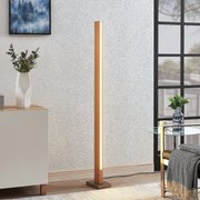 Lucande Piantana LED Tamlin, 152 cm, legno, faggio, 3000K