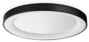 Plafoniera Contemporanea Planet Metallo Nero Led Integrato 33W 3000K Ip20