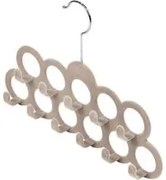 Gruccia appendi accessori in velluto Domopak Living, beige