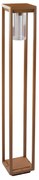 Paletto Lanterna CORTEN 100cm E27 - SERIE VIMO -