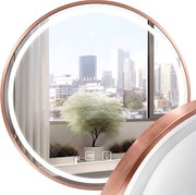 Specchio LED 80cm MMJ BRUSH COPPER