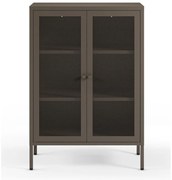 Armadietto grigio in metallo 70x100x40 cm Fayna – Marckeric