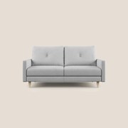 Matisse divano con sedute allungabili e schienali in piuma d'oca in tessuto smacchiabile T17 grigio